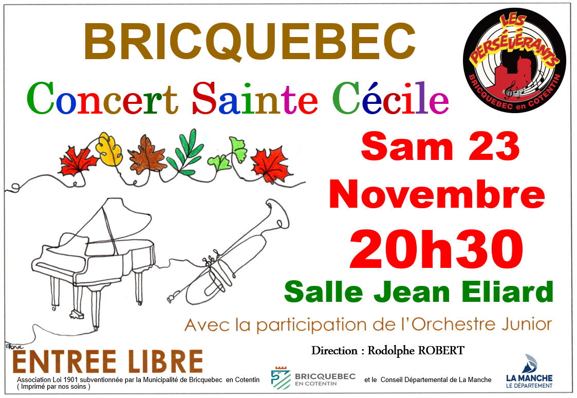 Concert Sainte-Cécile Les Persévérants