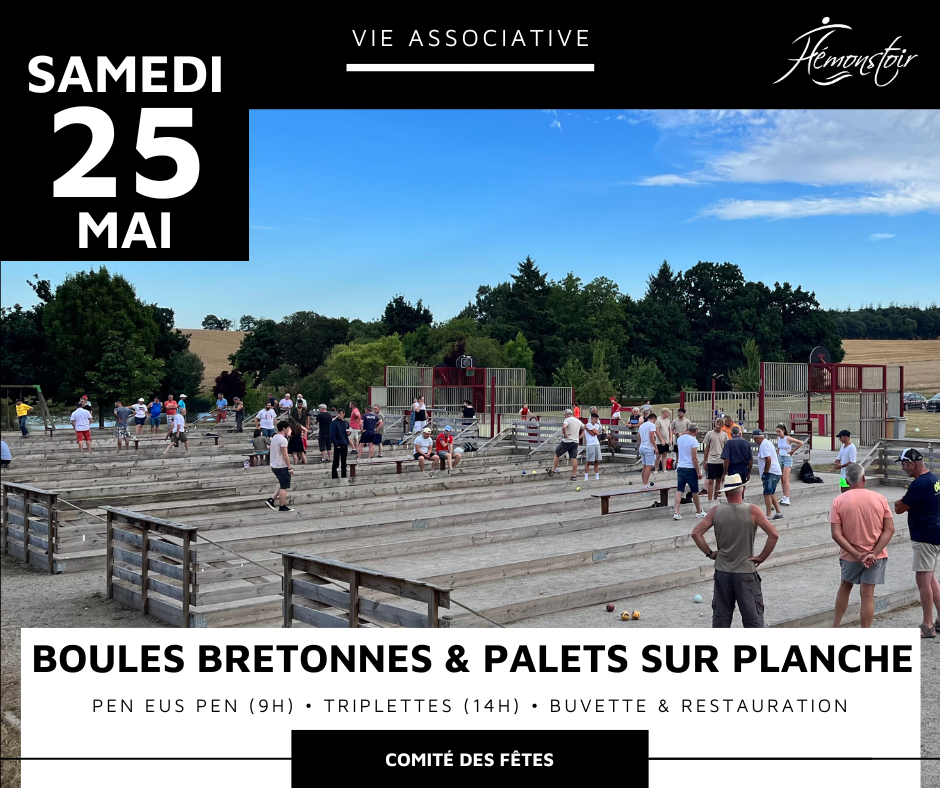 🏆 Concours de Boules Bretonnes & Palets • Comité des Fêtes