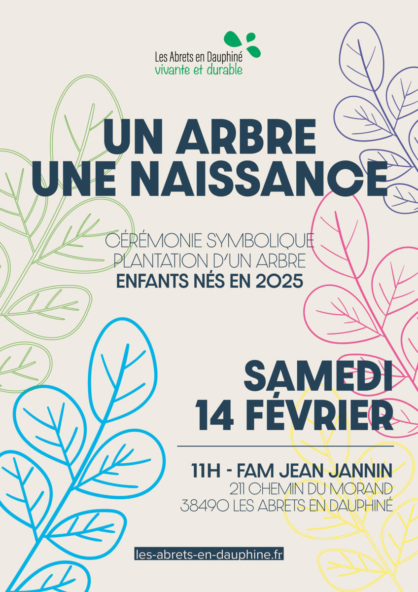 Un arbre une naissance | Plantation d'un arbre symbolique pour les naissances 2025