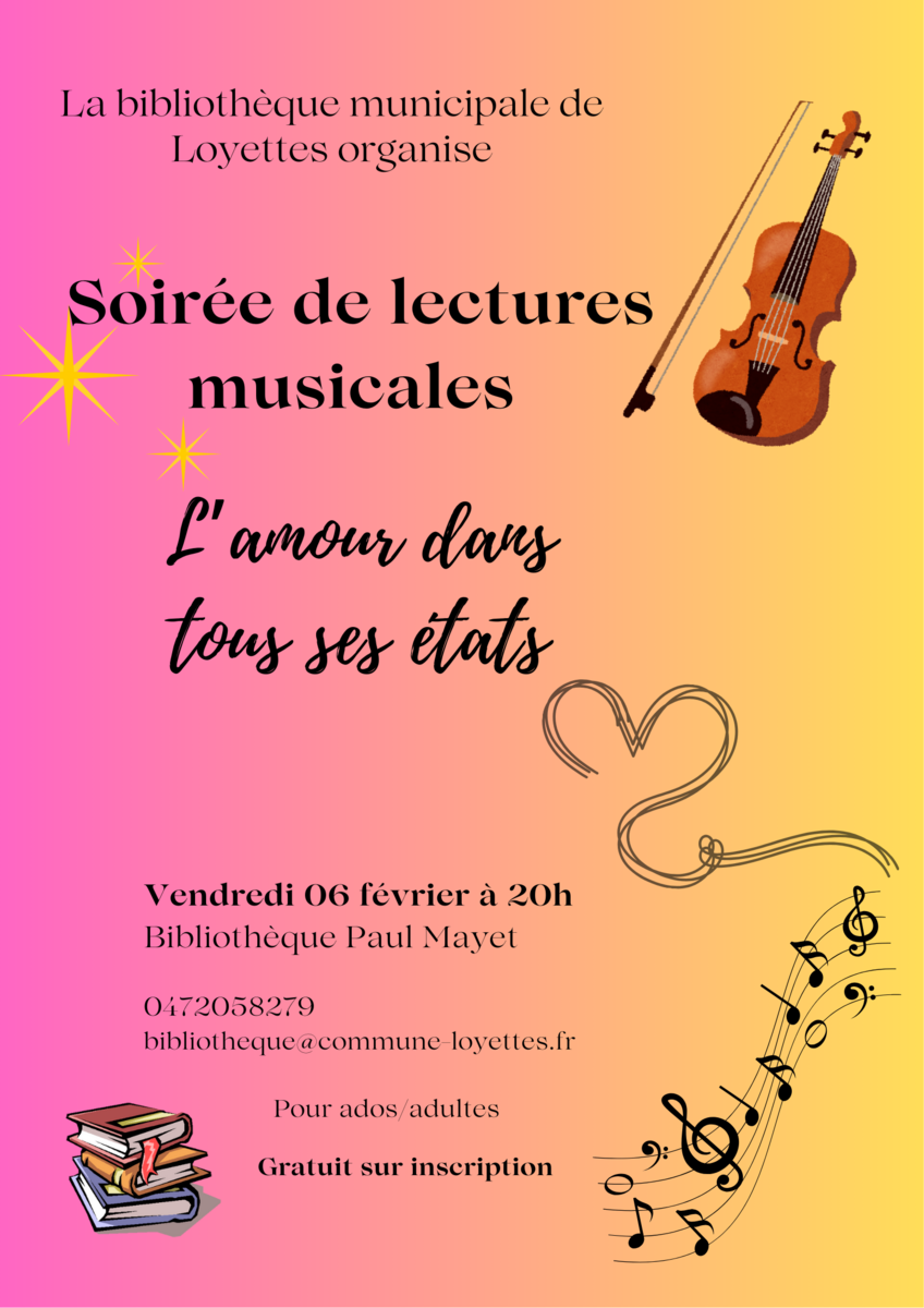 📖 Soirée lectures musicales 🎶