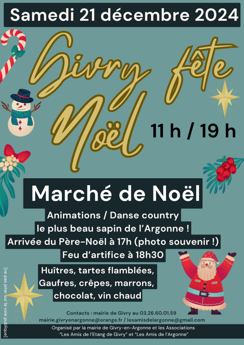 Marché de Noël de Givry en Argonne