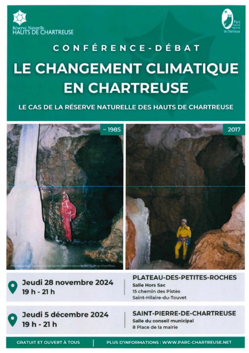 CONFÉRENCE - DÉBAT : Le changement climatique en Chartreuse