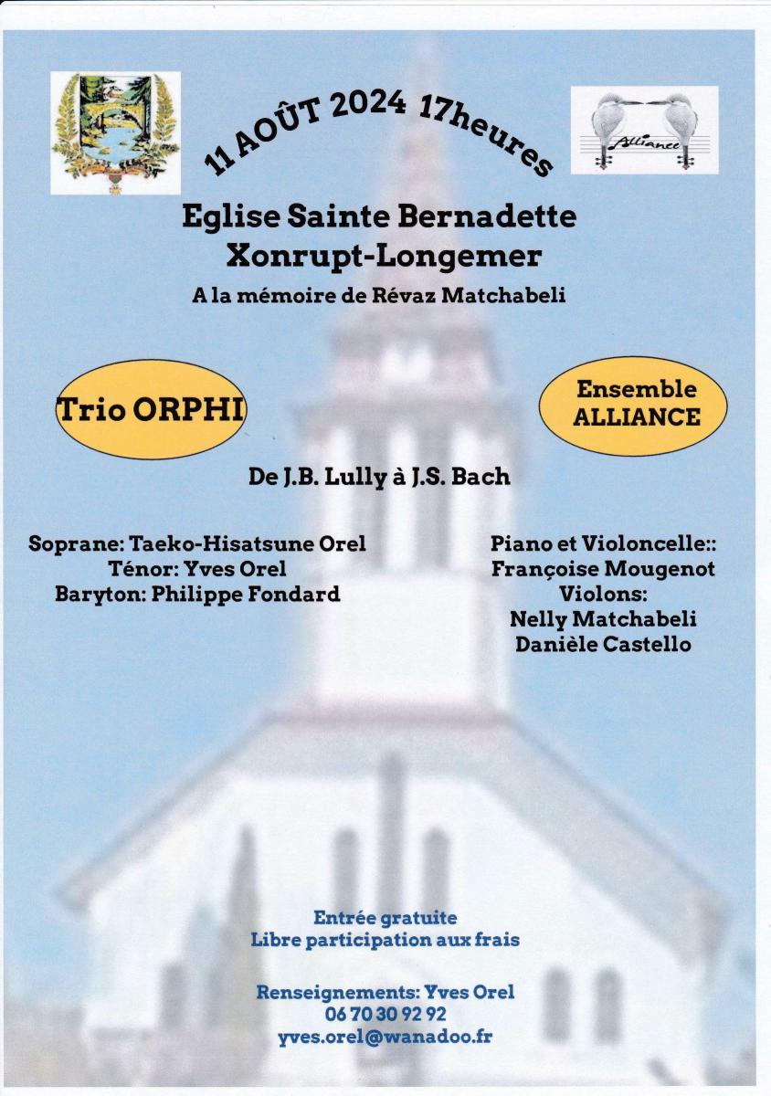 Concert en l'église Sainte-Bernadette
