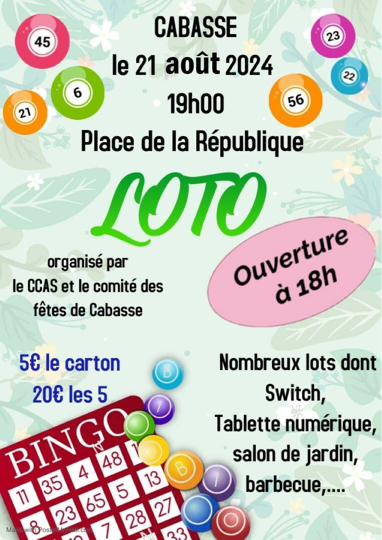 Loto du comité des fêtes et du CCAS