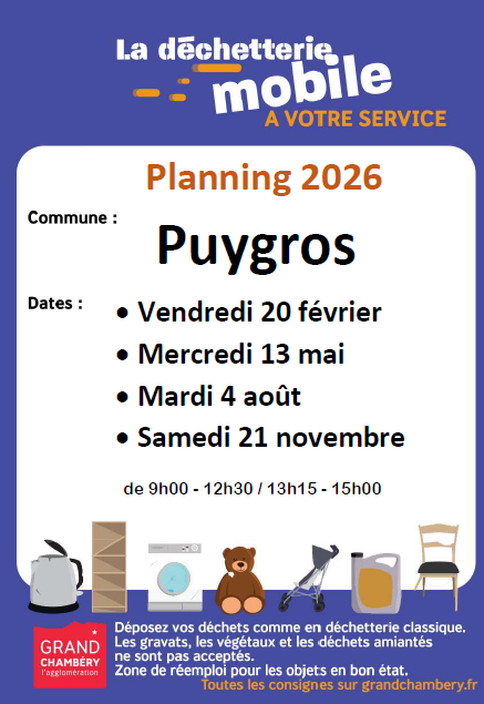 Déchetteries mobiles