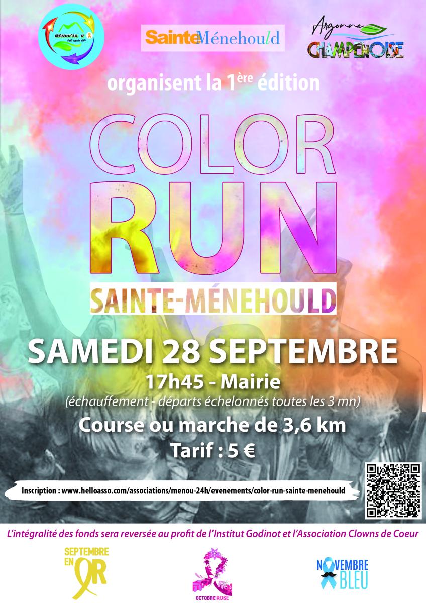 COLOR RUN SAINTE MENEHOULD