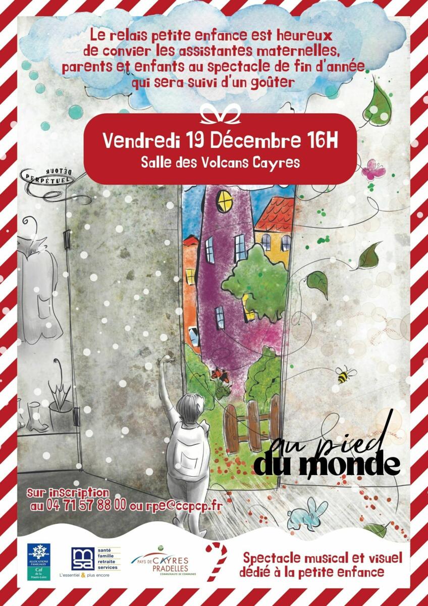 🎉 Le Relais Petite Enfance vous invite à son spectacle de fin d’année ! 🎉