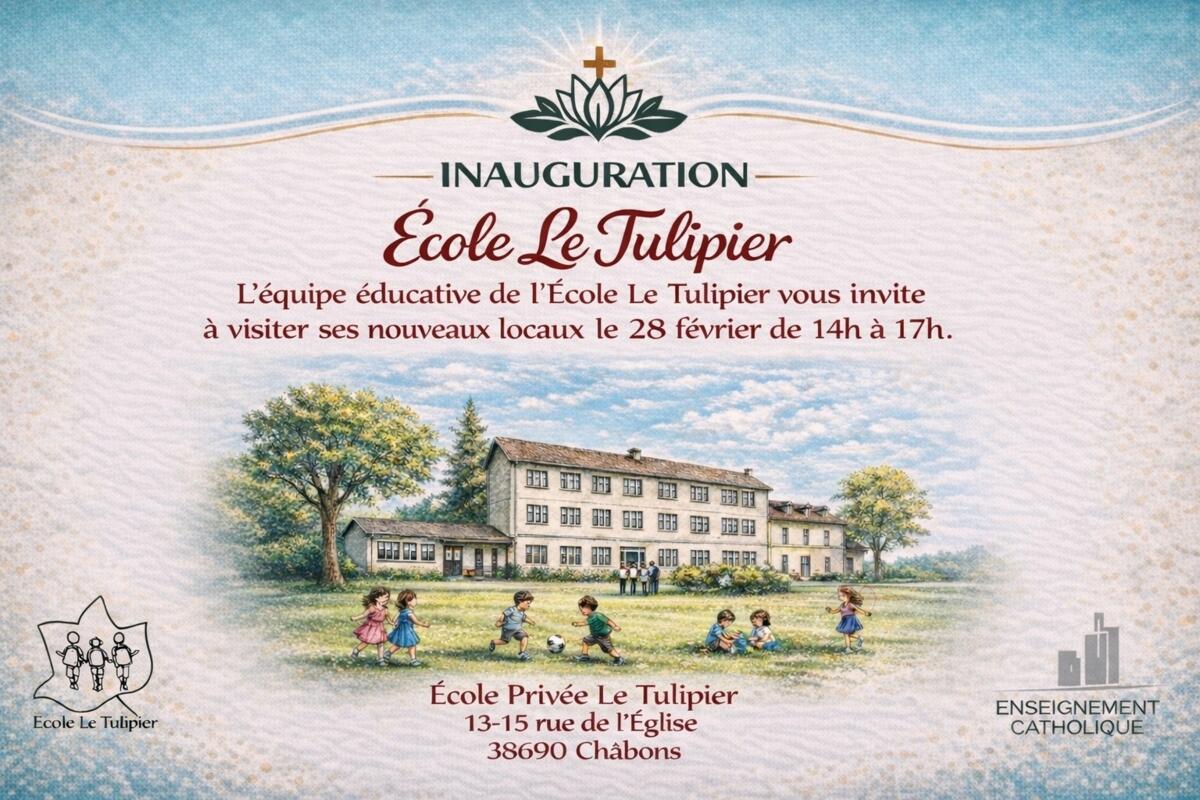 INAUGURATION ECOLE LE TULIPIER