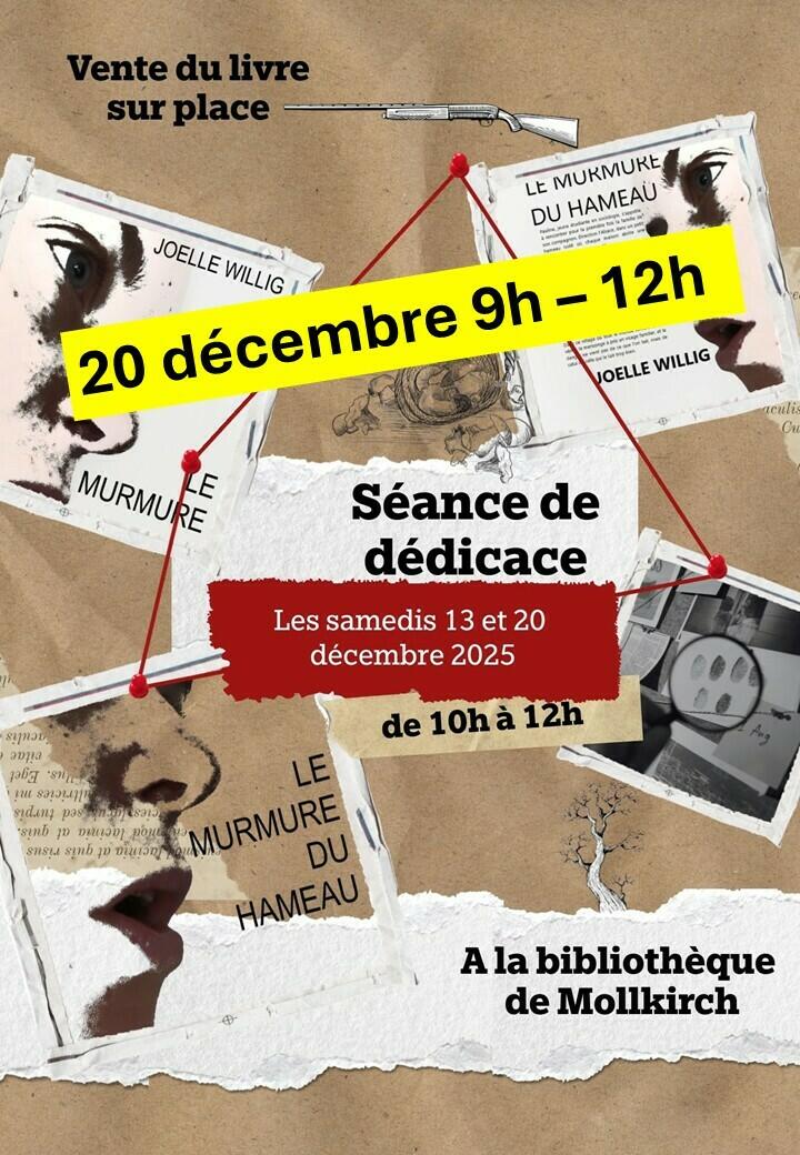 2ème séance de dédicace - Joelle WILLIG