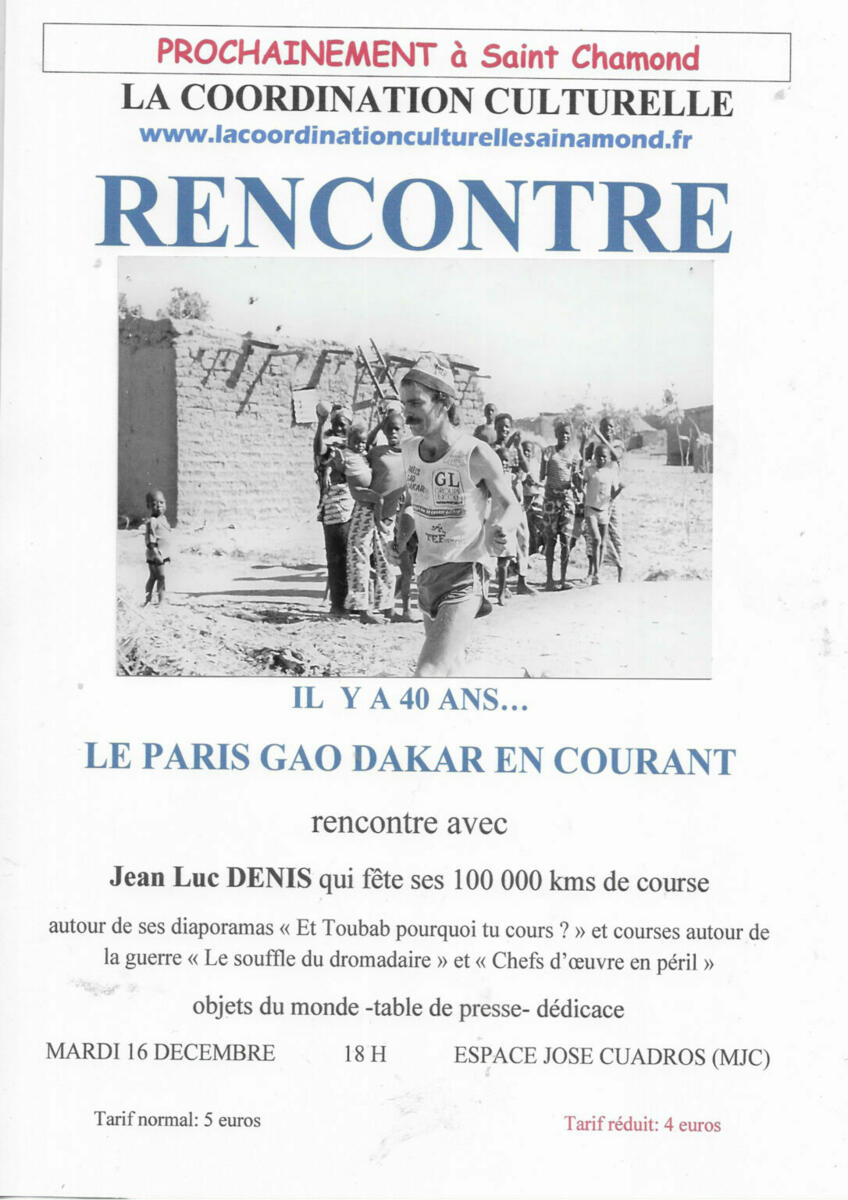 Rencontre / Il y a 40 ans… le Paris Gao Dakar en courant