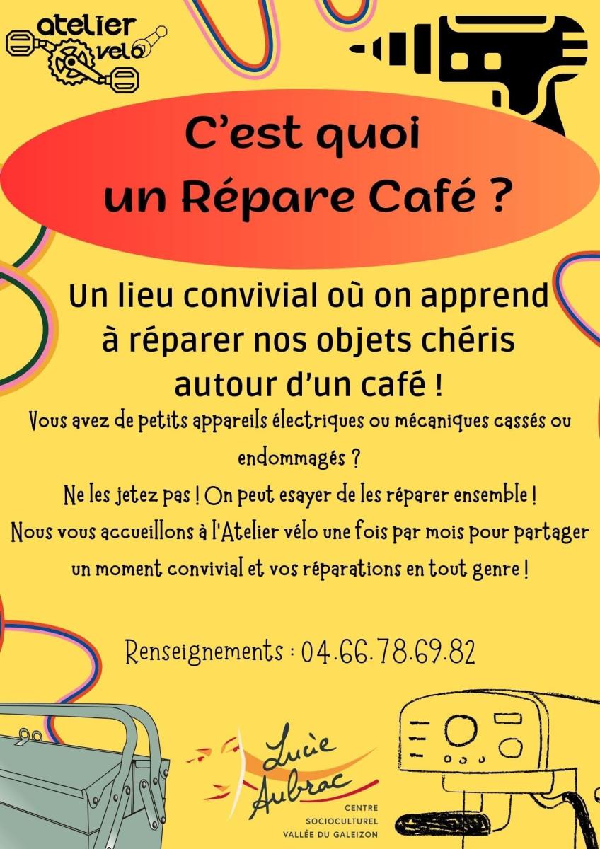 Atelier vélo : répare-café mensuel le 29 mai