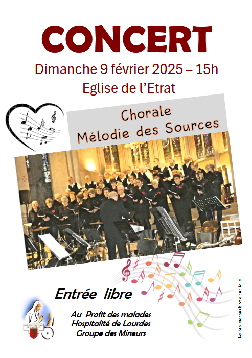 Concert  : Chorale  Mélodie des Sources