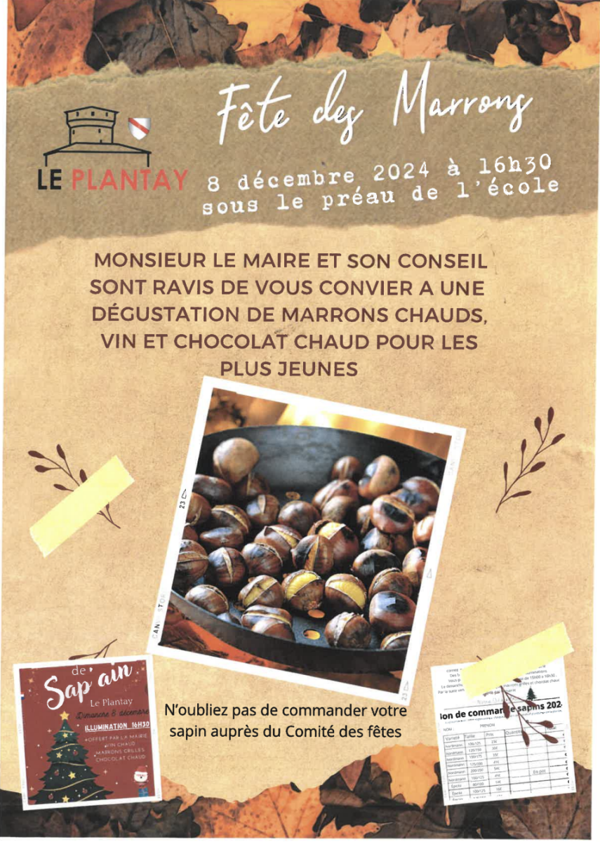 8/12 FÊTE DES MARRONS