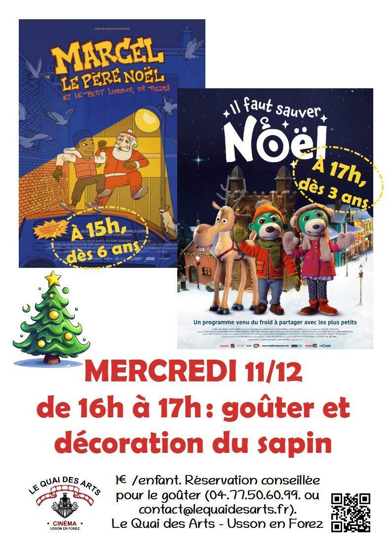 Films enfants, décoration du sapin et goûter