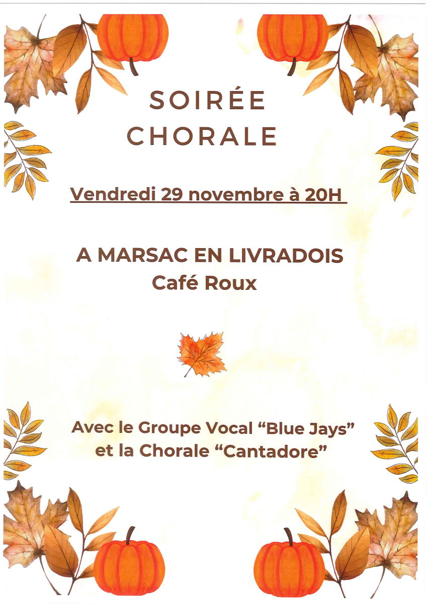 Soirée chorale