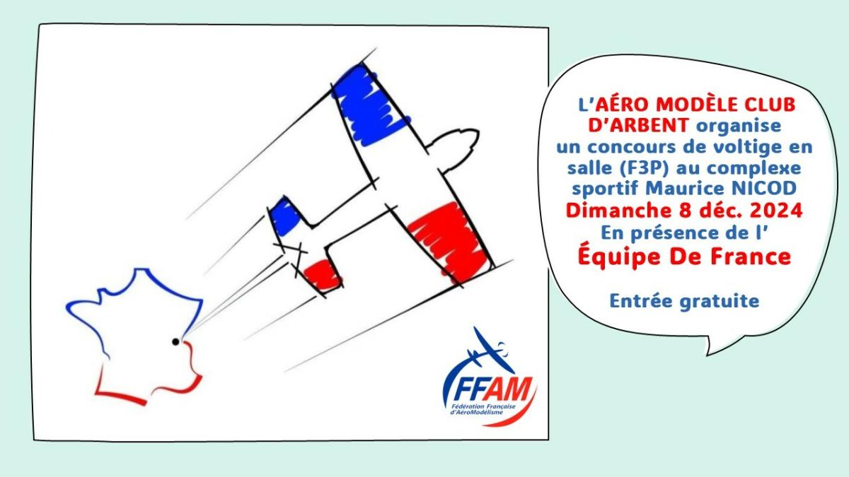 AÉRO MODÈLE CLUB D’ARBENT - CONCOURS DE VOLTIGE EN SALLE