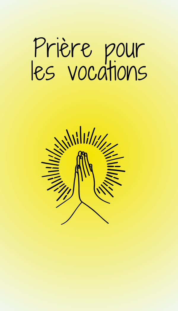 Prière pour les vocations