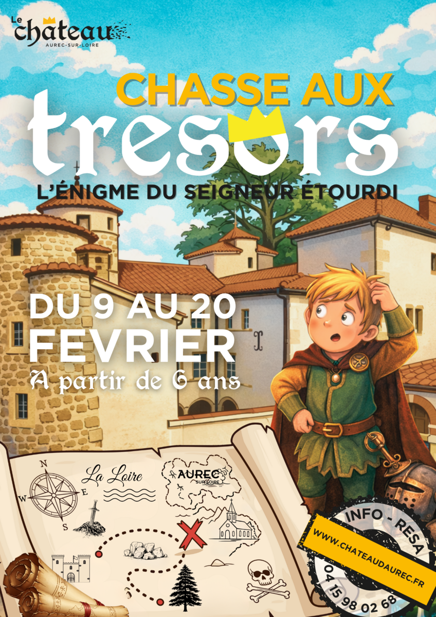 🪙 Chasse au trésor au Château d'Aurec 🪙