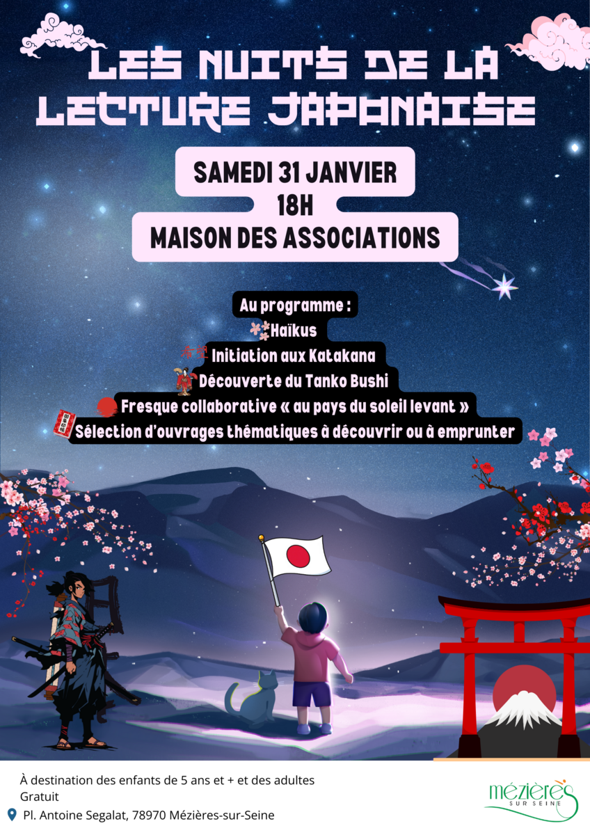 📚 Nuit de la Lecture 2026 – Édition Japonaise 🇯🇵