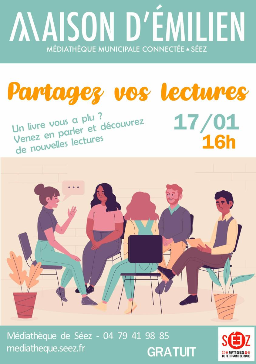 Partages de lectures à la médiathèque