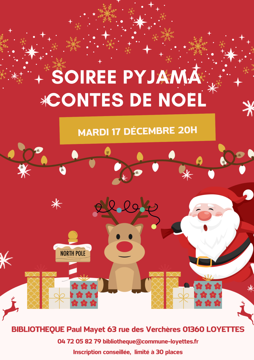 Soirée pyjama Contes de Noël 🎅