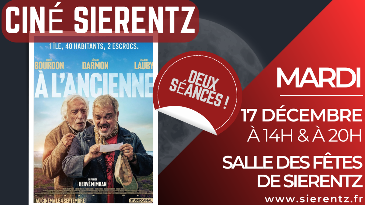 Ciné Sierentz - 2 séances le même jour !