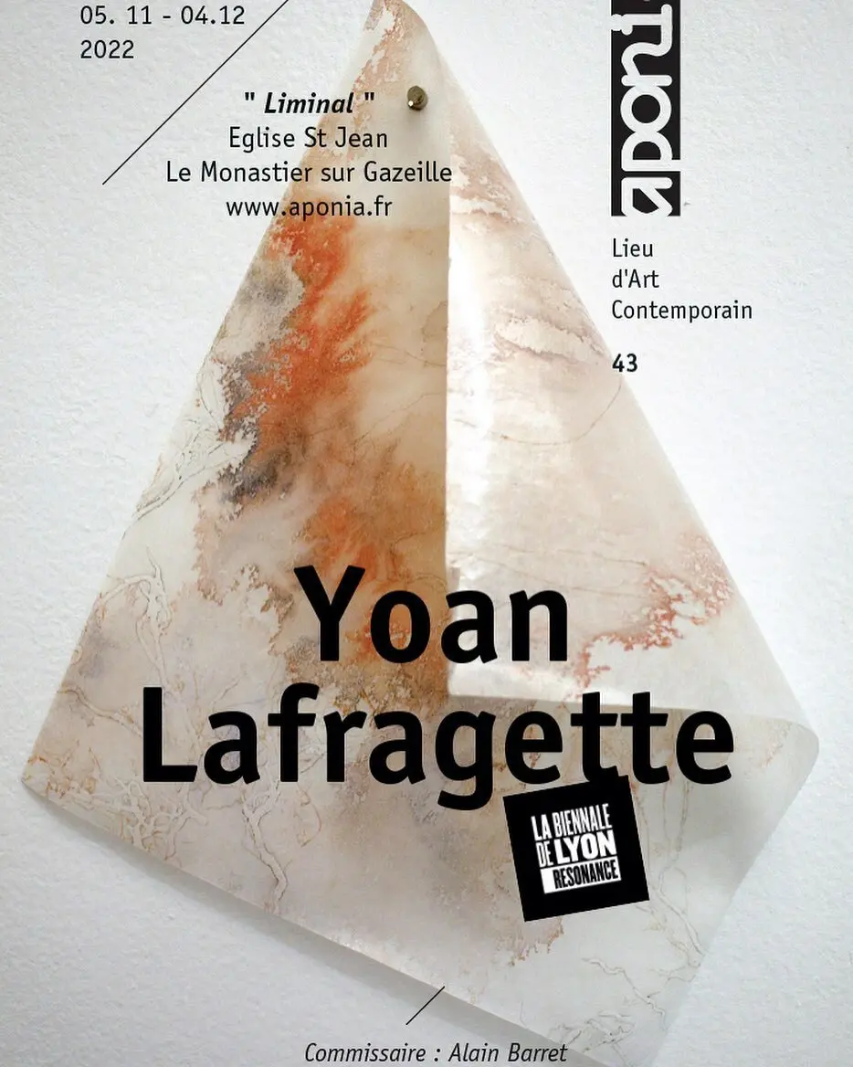 Exposition "Liminal" de Yoann Lafargette par l'association APONIA