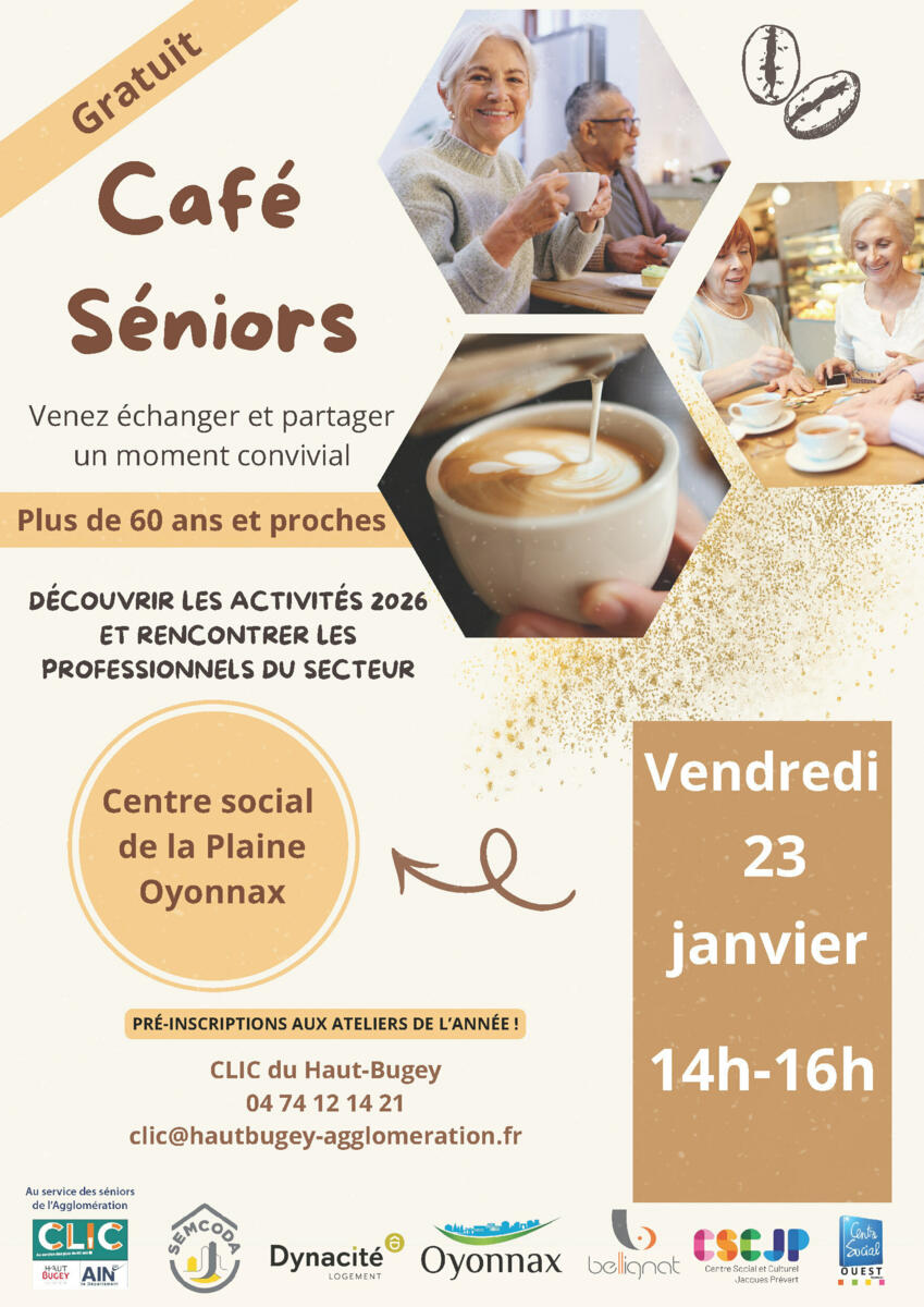 CLIC Café séniors : venez échanger et partager un moment convivial