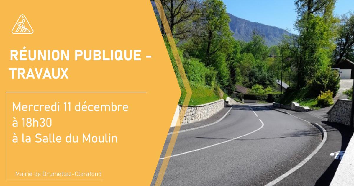 Réunion publique - Travaux 🚧