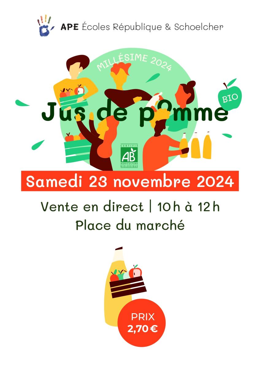 VENTE DE JUS DE POMME