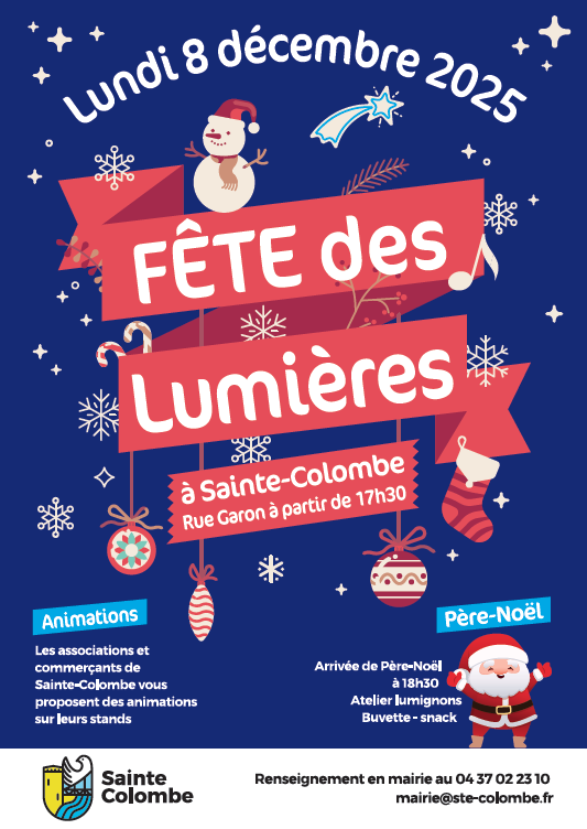 Fête des lumières 8 décembre 2025