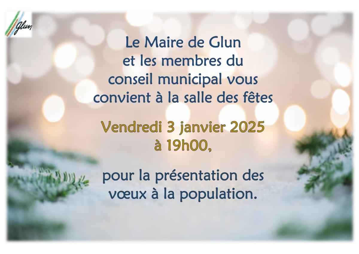 Cérémonie des vœux 2025