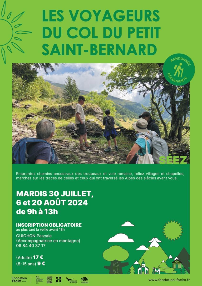 Rando découverte "Les Voyageurs du Col du Petit St-Bernard"