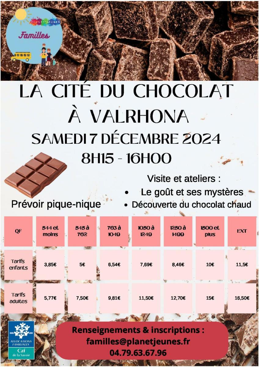 Sortie famille à La Cité du Chocolat avec Planet'Jeunes 🍫