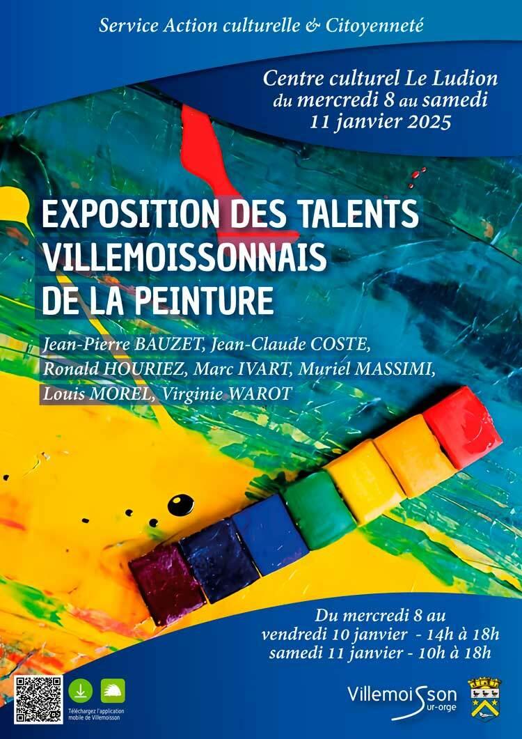 Exposition des talents villemoissonnais de la peinture