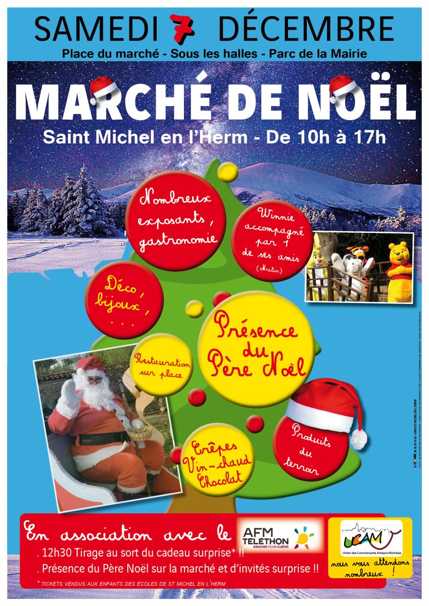 Marché de Noël en association avec le Téléthon