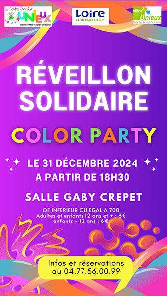 Réveillon Solidaire du Centre social d'Unieux