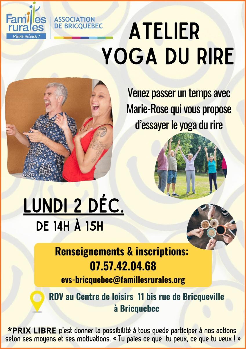 Atelier Yoga du rire