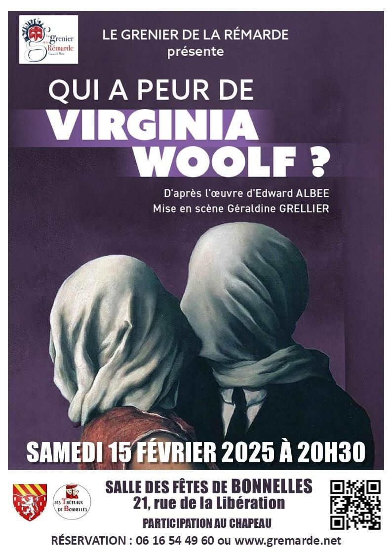 Soirée Théâtre à Bonnelles le 15/02 : Qui a peur de Virginia Woolf ?