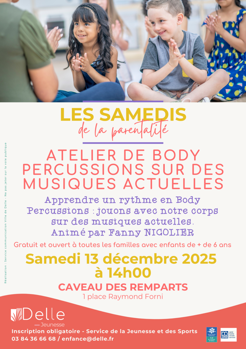 Samedi de la Parentalité : Body Percussion en famille