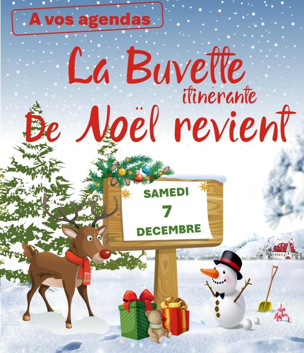 la Buvette itinérante de Noël revient samedi 7 décembre