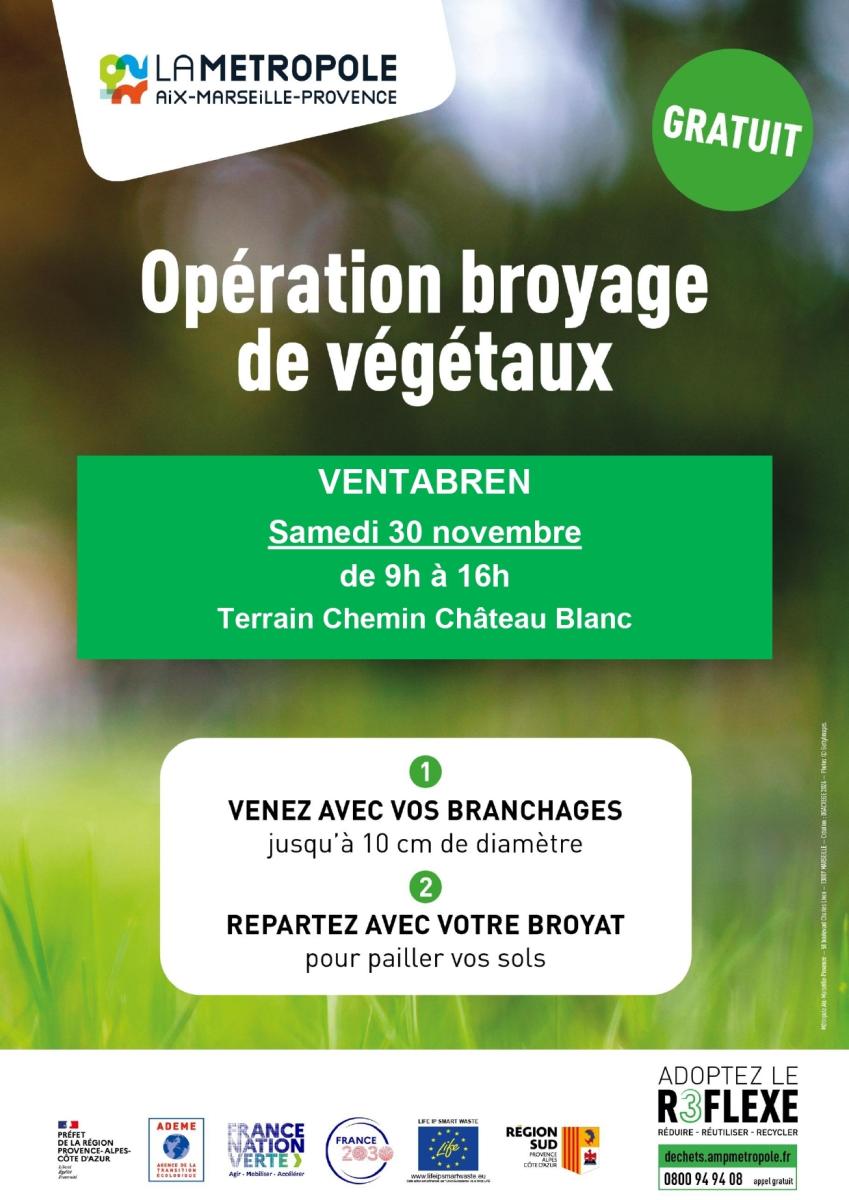 OPERATION BROYAGE DE VEGETATION