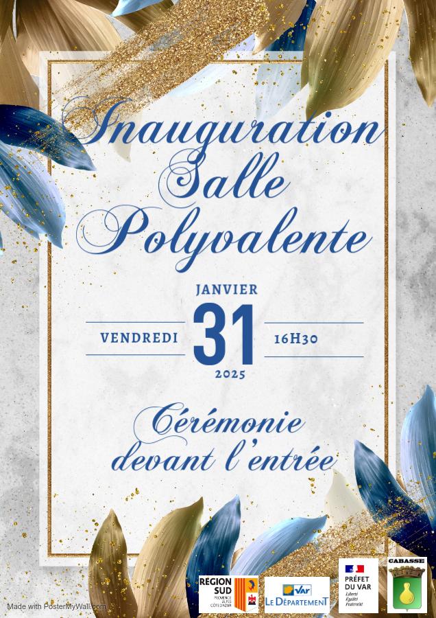 Inauguration Salle Polyvalente