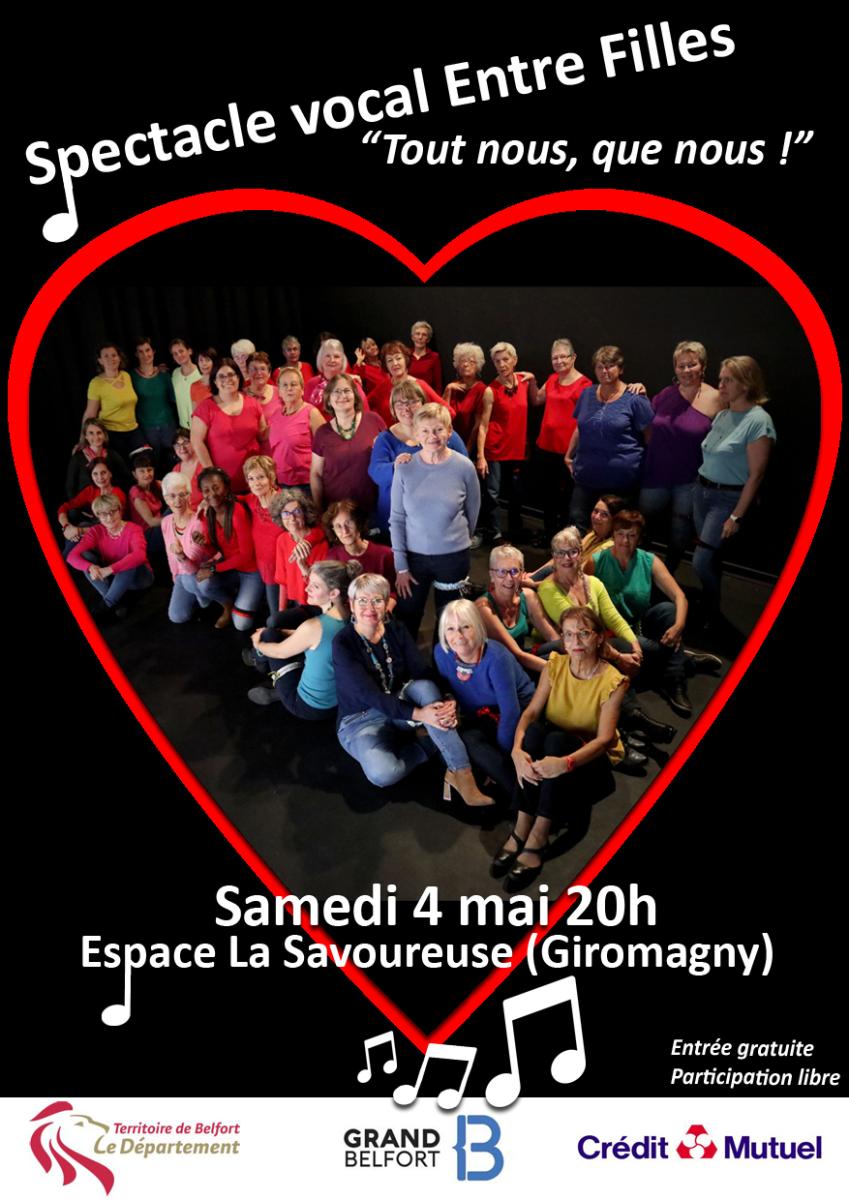 Chorale ENTRE FILLES Espace La Savoureuse
