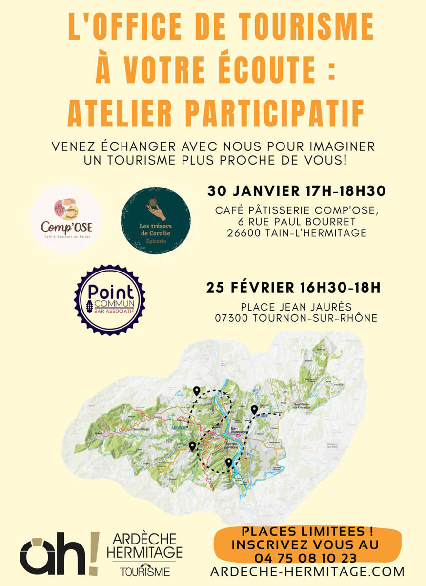 L'office de tourisme à votre écoute : atelier participatif