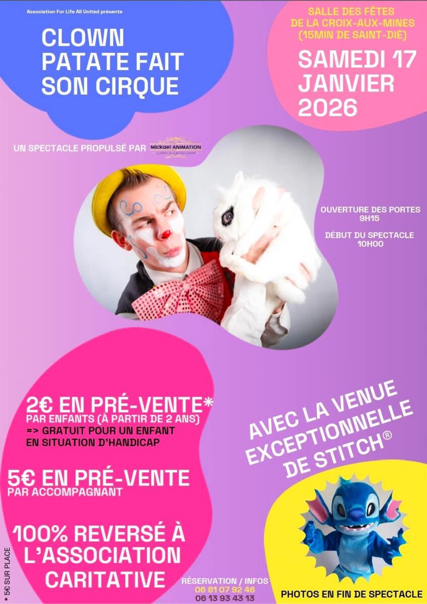 Clown Patate fait son cirque