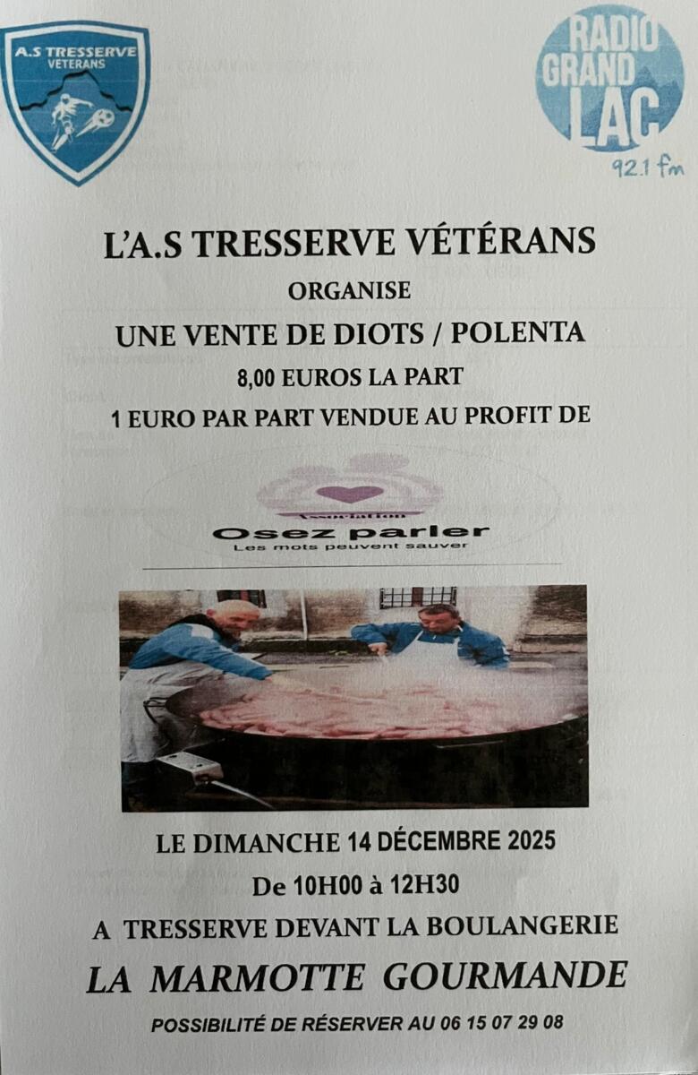 ASTV - VENTE DE DIOTS/POLENTA