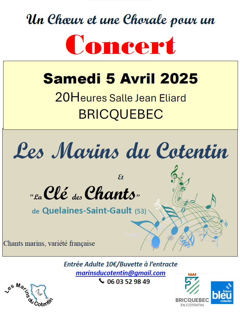 Concert Les Marins du Cotentin