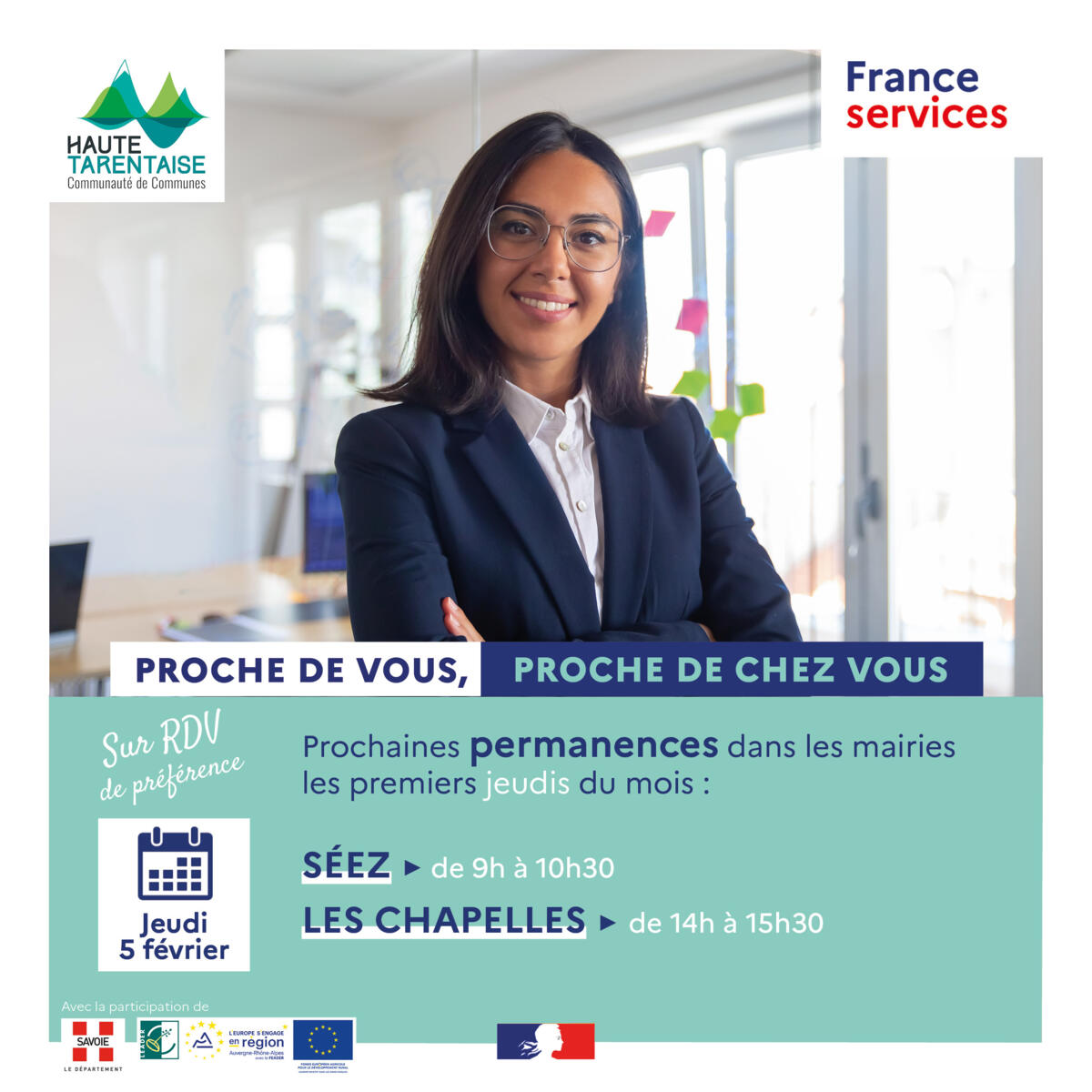 Permanences France Services -> Séez | Les Chapelles