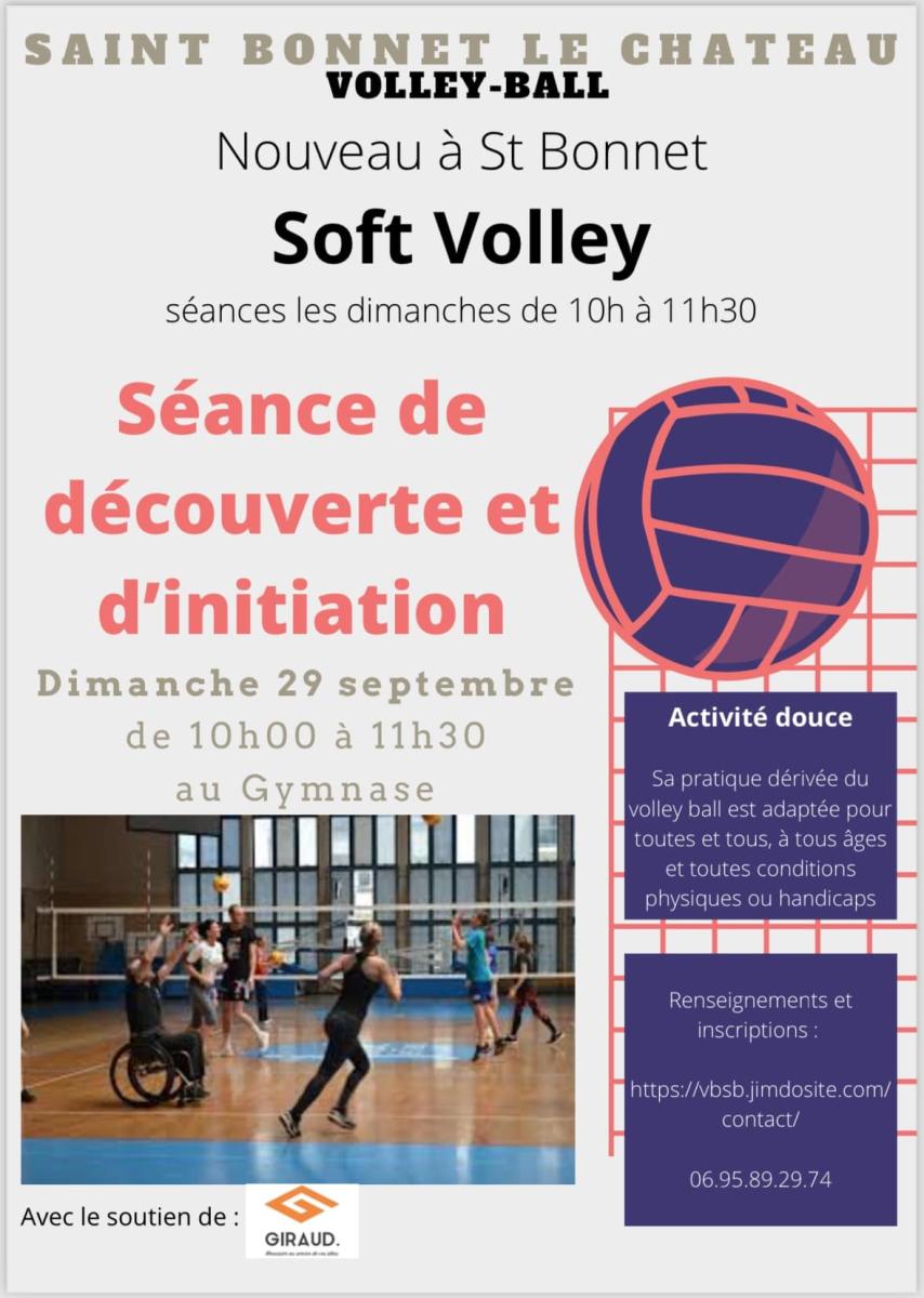 Soft Volley : Séance d'initiation découverte